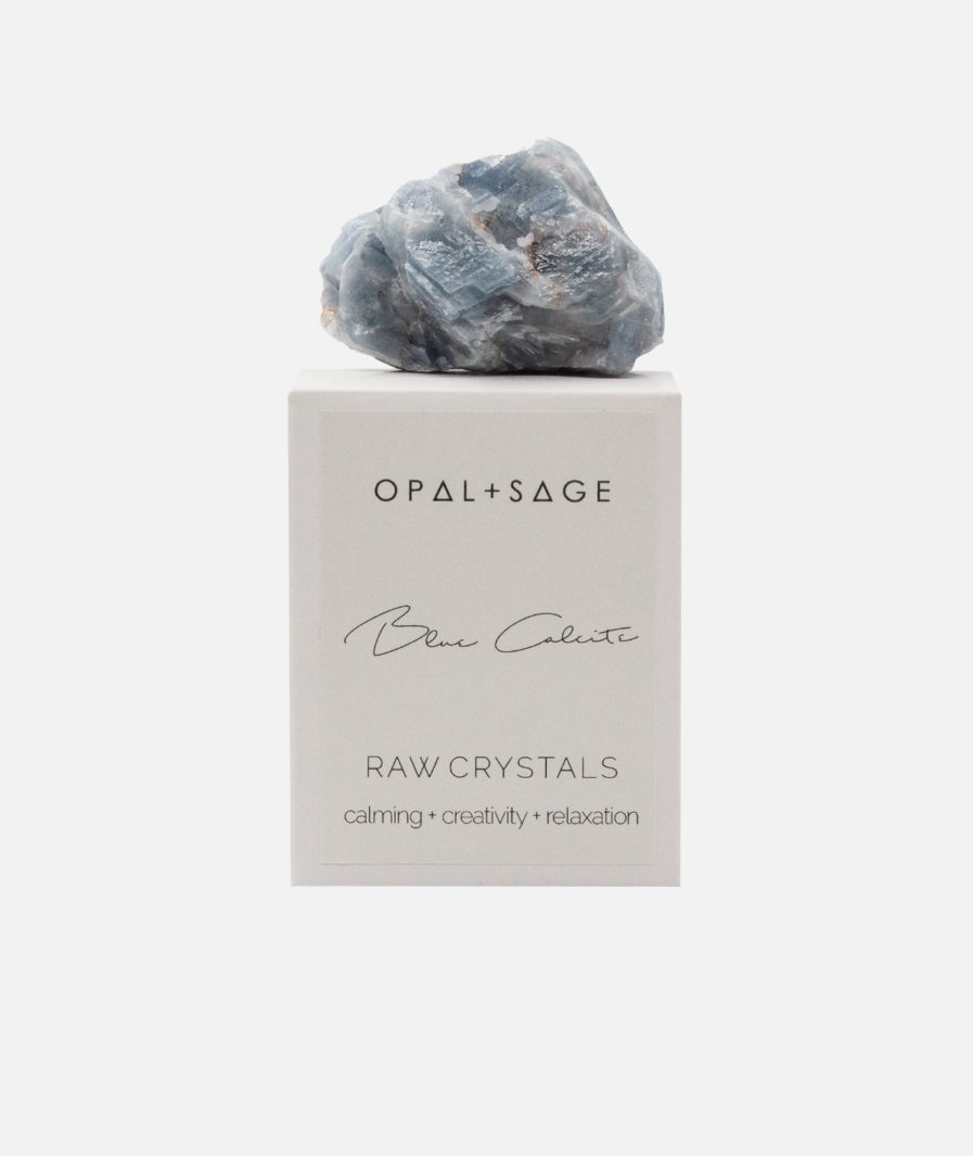 Blue Calite Boxed Raw Crystal