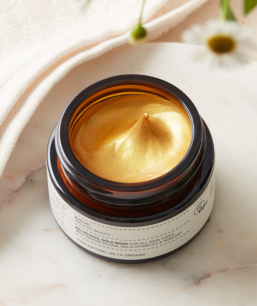 bio retinol gold face mask