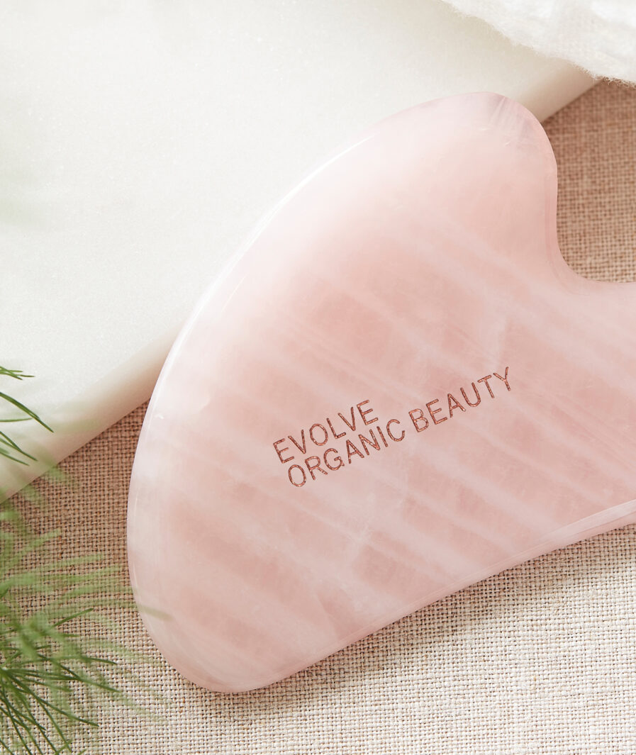 Rose quartz gua sha